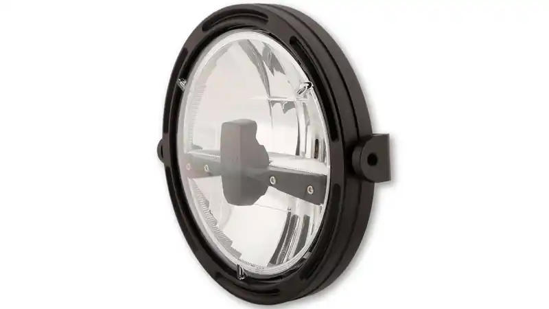 HIGHSIDER pro Phare 7 pouces Frame-R1 Type 3 LED Noir Fixation latérale Commander Maintenant