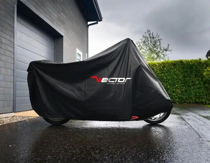 VECTOR Heavy Duty Abdeckplane außen für Motorrad/Scooter mit Topcase hohe Windschutzscheibe – Gr. XL Soldes