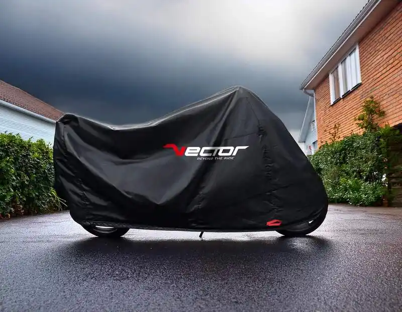 Super Prix VECTOR H2O Bâche de protection intérieure/extérieure pour moto/scooter – Noir – S