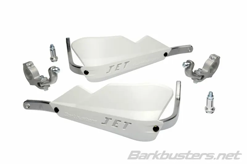 Barkbusters Jet Kit de protection des mains Fixation en deux points Conique Blanc Usine Directe
