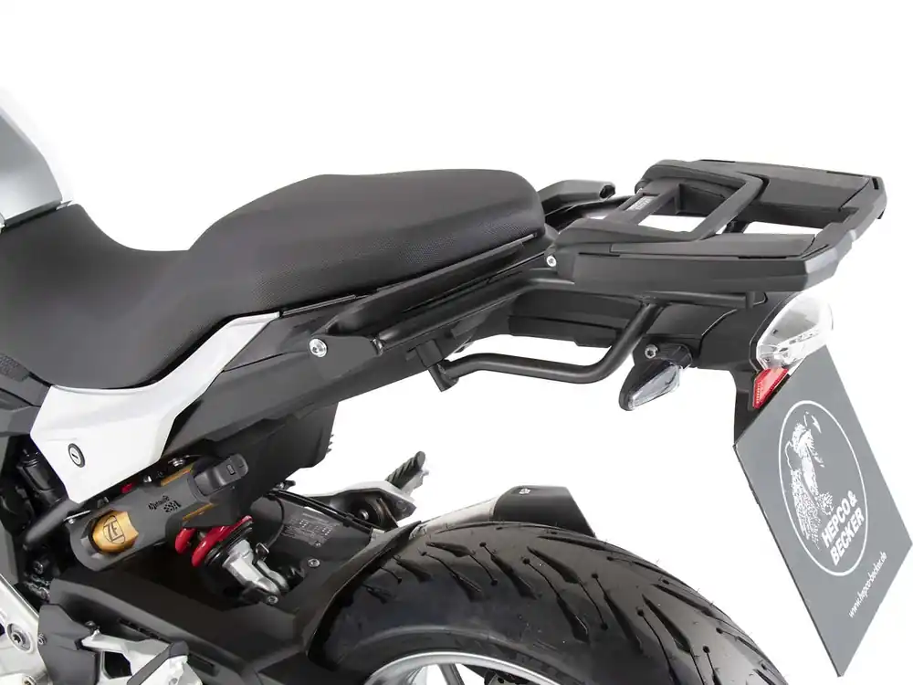 Top Vente Easyrack porte-topca noir pour BMW F 900 R (20-24) Hepco & Becker