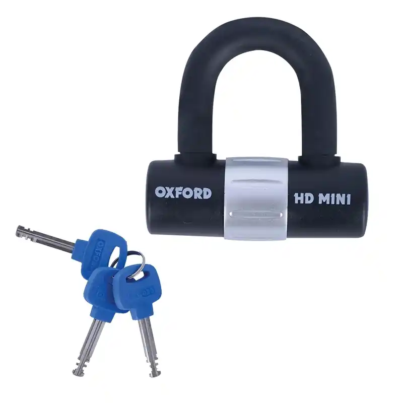 Oxford HD MINI Bremsscheibenschloss Ø 14mm Schwarz Livraison Express