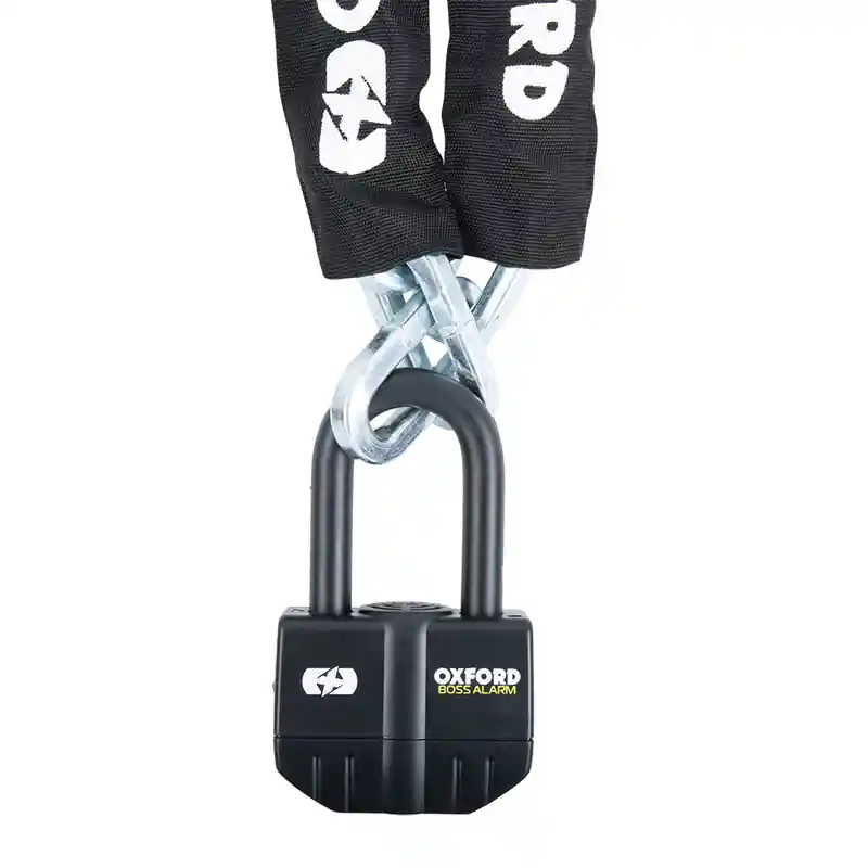 Bon Plan Serrure d&rsquo;alarme Oxford Boss 16mm + chaîne 12mm X 1.5m