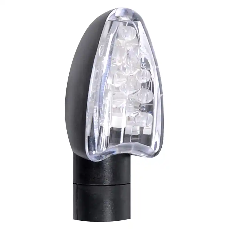 Bon Plan Oxford Signal 14 LED Blinker Gehäuse Schwarz / Linse Klar (Paar), Vorn & Hinten, (Inkl. 2 Widerständ