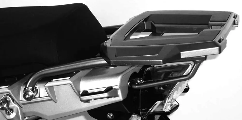 Vente Flash Support de top case Alurack noir pour BMW R 1200 GS (04-07) Hepco & Becker