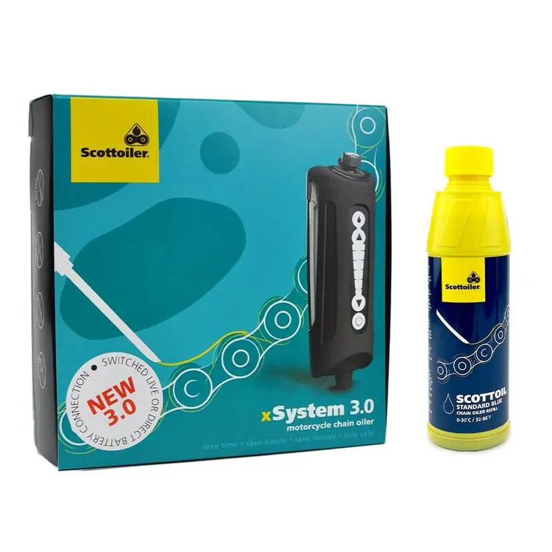 Scottoiler XSystem 3.0 + 250 ml Standard Blue (0-30°C) Affaire À Saisir