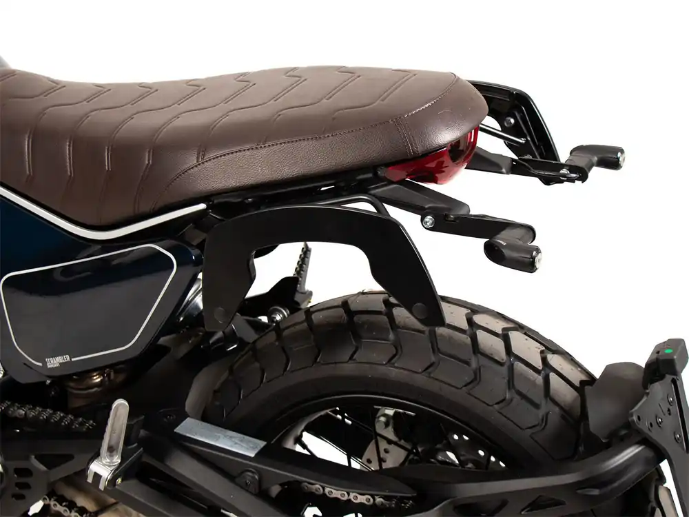 Supports latéraux C-Bow noirs pour Ducati Scrambler 800 Nightshift /Full Throttle (23-) Hepco & Becker Produit De Marque