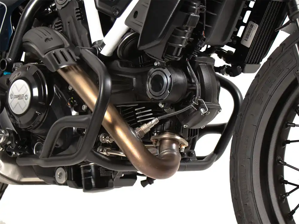 Arceau de protection moteur noir pour Ducati Scrambler 800 Nightshift /Full Throttle (23-) Hepco & Becker Authentique
