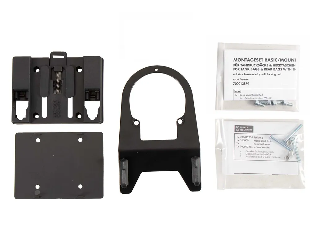 Anneau de réservoir Basic avec unité de fermeture de la sacoche de réservoir pour Honda CB 500 X (19-23) Hepco & Becker Jusqu&rsquo;à Épuisement Des Stocks