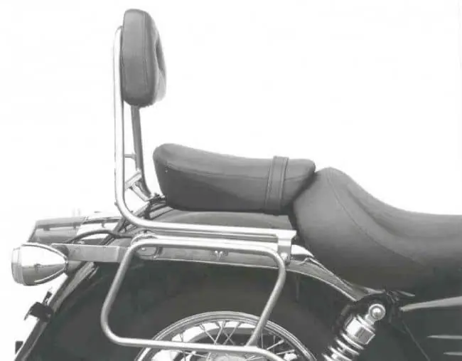 Vente Flash Sissybar sans porte-bagages chromé pour Honda VT 125 C2 Shadow (99-00) Hepco & Becker