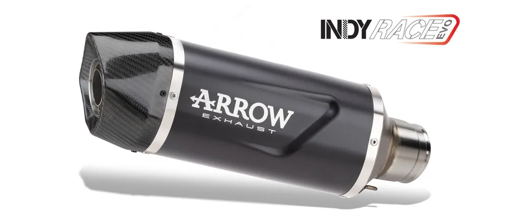 Solde ARROW Échappement INDY RACE EVO DARK enveloppe en aluminium noir pour Kawasaki Z 1100 /SE (26-)