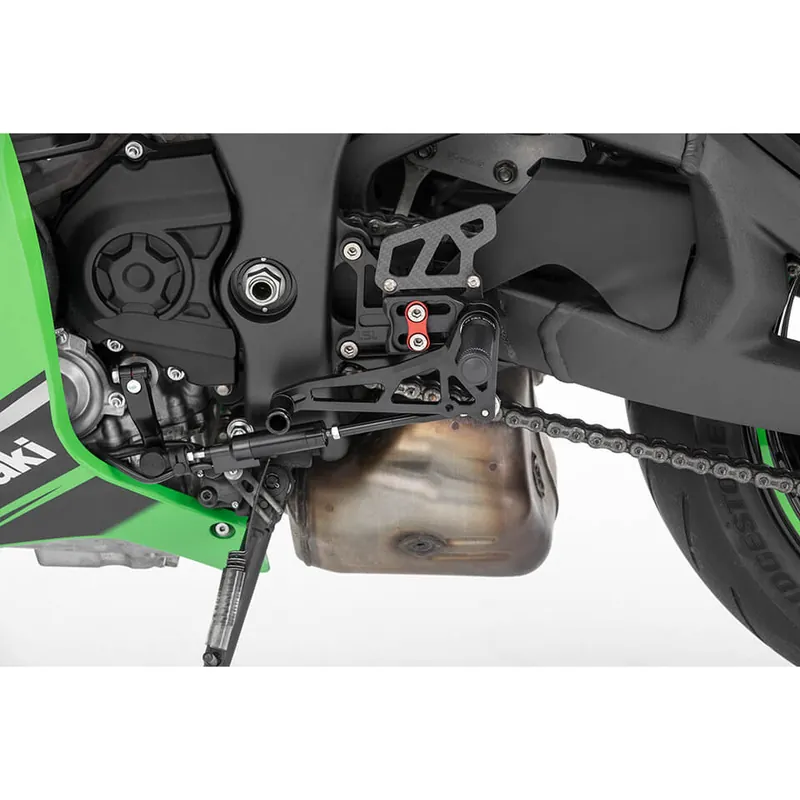 LSL 2Slide Rastenanlage für Kawasaki ZX-10R, 2016- , schwarz-rot Dernier Modèle