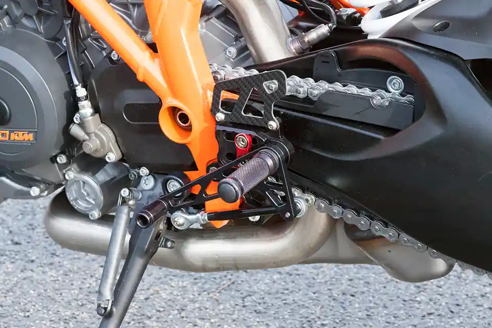 LSL 2Slide Rastenanlage für KTM 1290 Super Duke R, schwarz-rot Certifié