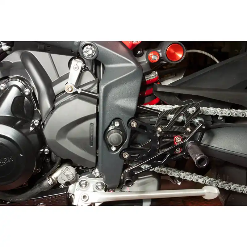 LSL 2Slide-Rastenanlage für Triumph Street Triple R, 2013-, schwarz-rot Jusqu&rsquo;à Épuisement Des Stocks