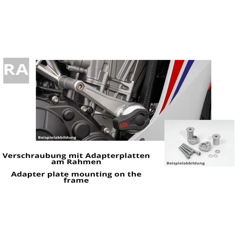 LSL Crash Pad Befestigungskit für Honda CBR 1000 RR, Modeljahr 2006-2007 Soldes