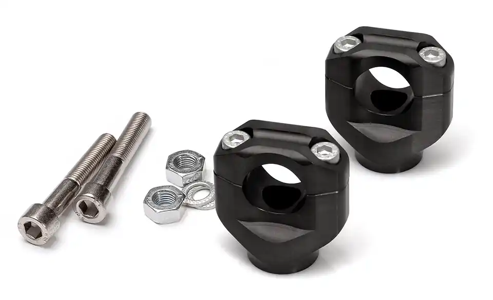 Achat Immédiat LSL Klemmbock-Kit 28,6 mm, für Moto Guzzi V11 Sport, schwarz
