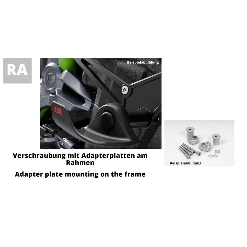 Vente Flash LSL SlideWing Anbaukit für Suzuki GSX-R1000, 2005-2006, mit Adapter
