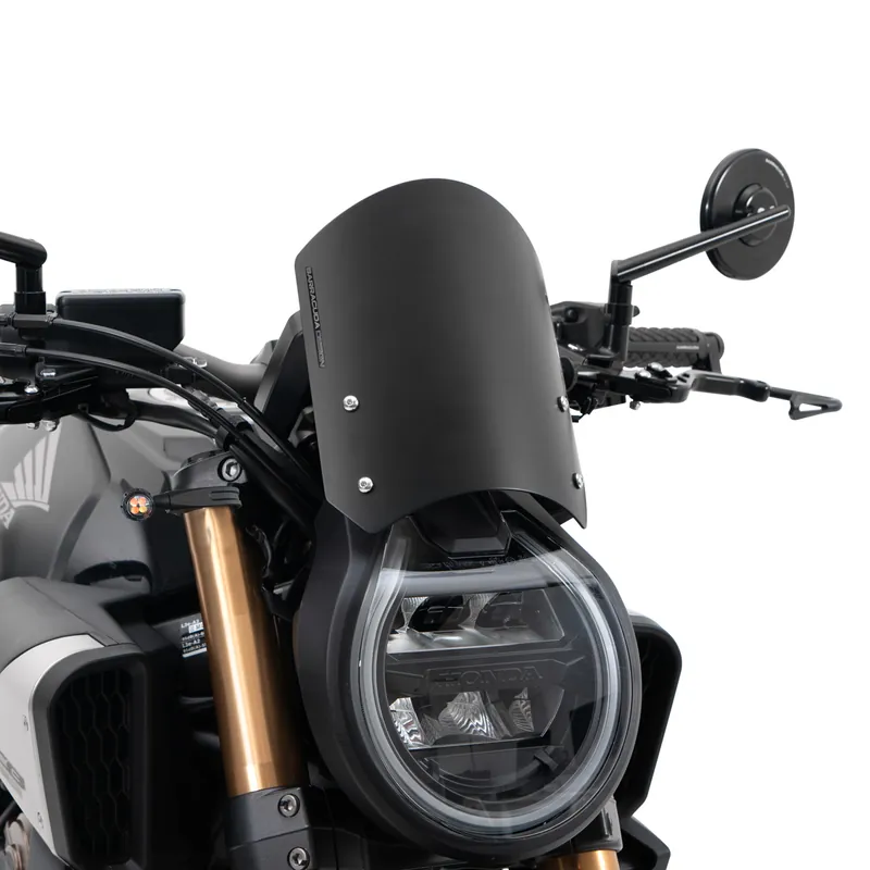 Barracuda Aluminum Windshield Classic Black für Honda CB650R, 2024- Prix Réduit