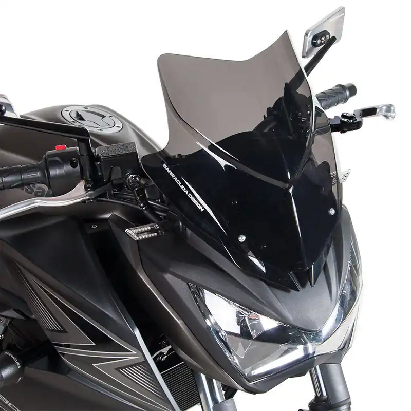 Livraison Express Barracuda Windschild Aerosport Plexiglas für Kawasaki Z300