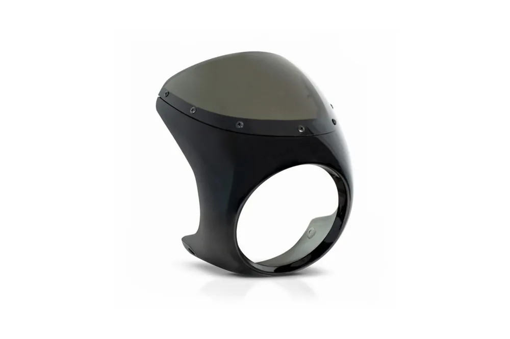 Barracuda Scheinwerfermaske CAFE RACER SCREEN Halbschale mit Scheinwerfer Dragon Light Acheter En Ligne
