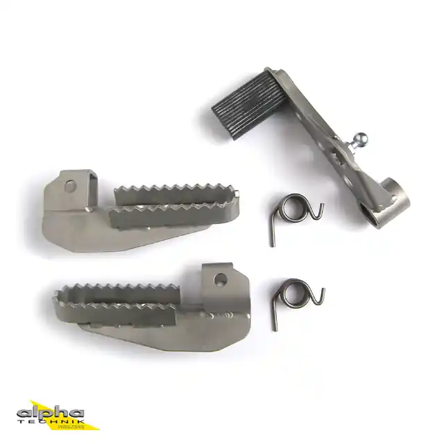 Acheter En Ligne alpha Technik Fußrastensatz BMW R80G/S und R80ST mit Schalthebel