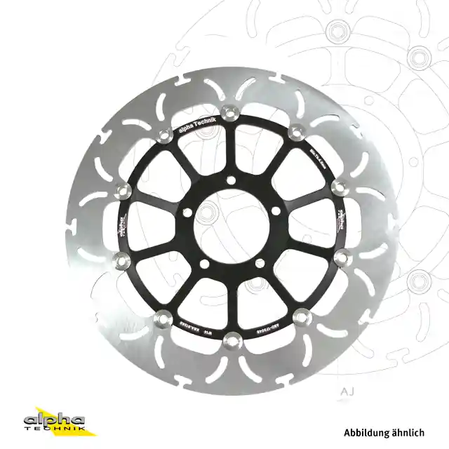 alpha Technik Bremsscheibe Omega-Design ABD33, vorne für Suzuki GSX-R1000, GSX-R750, VZR1800 Meilleur Prix