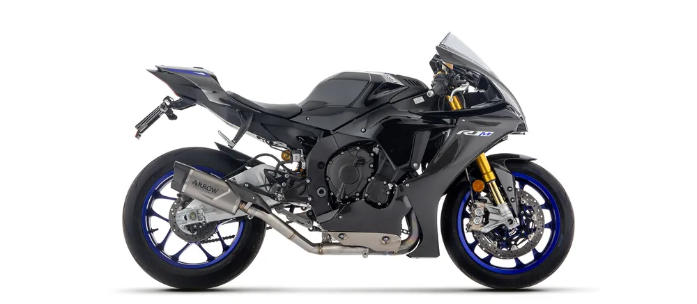 ARROW COMPETETION Komplettanlage mit Indy Race Evo Endschalldämper für Yamaha YZF-R1 Modelljahr 2025 Top Vente