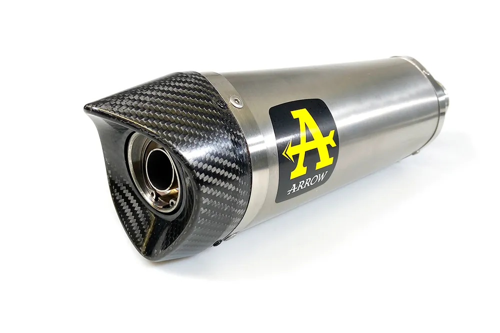 Super Prix ARROW Auspuff TUNDER Titan für Yamaha TMAX 500 / XP530 2008-2016