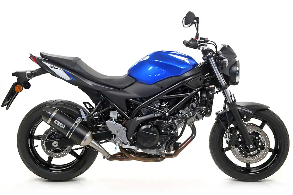 Prix Promo ARROW Auspuff RACE TECH für Suzuki SV650 2016- aus Aluminium, schwarz