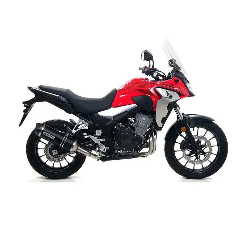 Réduction ARROW Auspuff RACE TECH für Honda CB500X 2017- aus Aluminium, schwarz