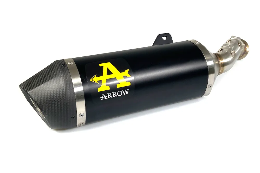 ARROW Auspuff RACE TECH Aluminium schwarz für KTM 790 Duke 2018- / 890 Duke R 2020- Usine Directe