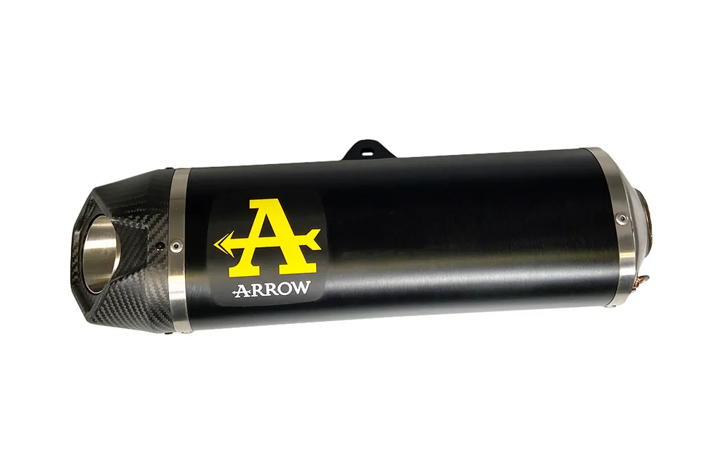 Top Vente ARROW Auspuffanlage INDY RACE Aluminium schwarz für Kawasaki Z650 und Ninja 650 Modelljahr 2021-