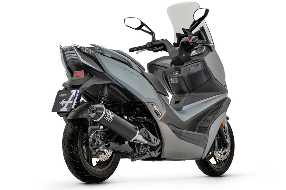 ARROW Auspuff DARK URBAN für Kymco XCITING 400I S ab Modelljahr 2021- Expédition Rapide