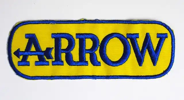 ARROW Aufnäher / Patch 88 mm x 33 mm Satisfait Ou Remboursé