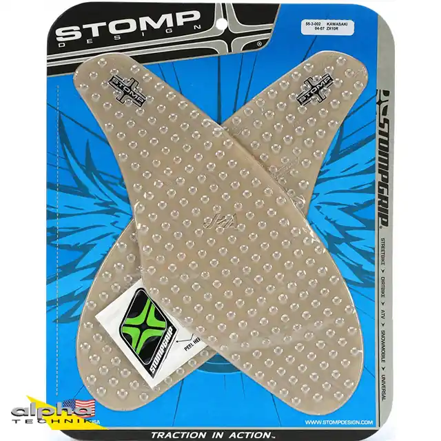 Offre Exclusive Stompgrip klar, Volcano, für Kawasaki ZX10R Ninja, 2004-2007