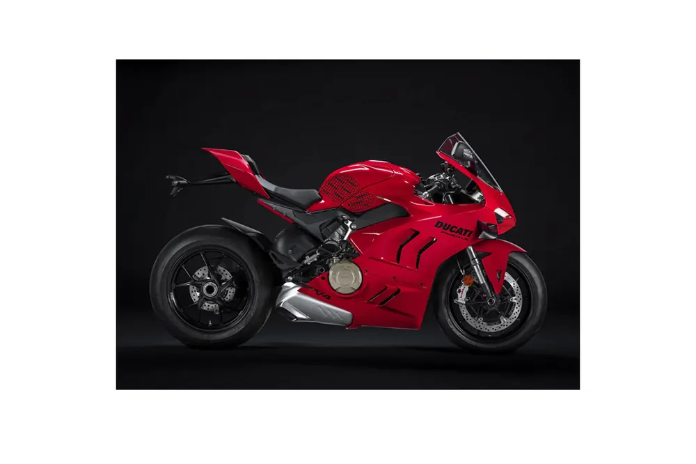 Acheter Direct Stompgrip Tank Pad schwarz, Icon, Streetbike Tank Kit – Tank Seiten, für Ducati Panigale V4 2022