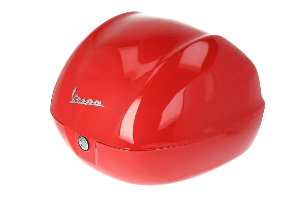 Haute Qualité Top case Vespa 32 L rouge brillant 894 sans dossier
