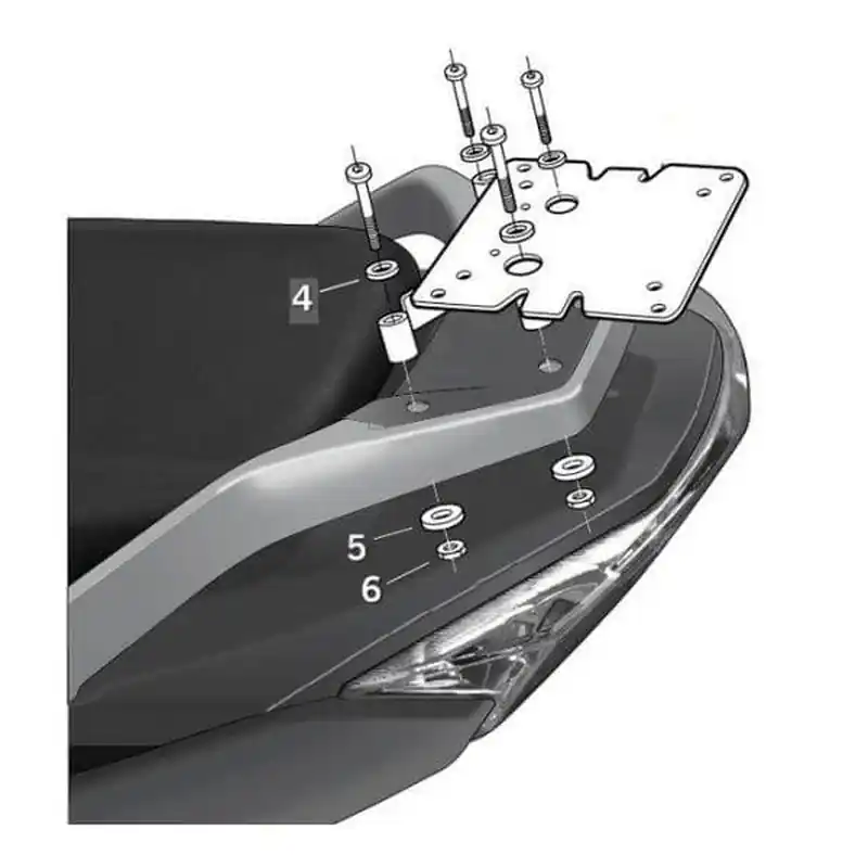 SHAD Top Master Montagesatz – Daelim Commander Maintenant