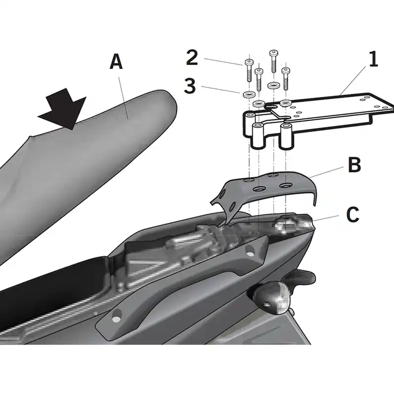 Produit De Marque SHAD Top Master Montagesatz – Gilera