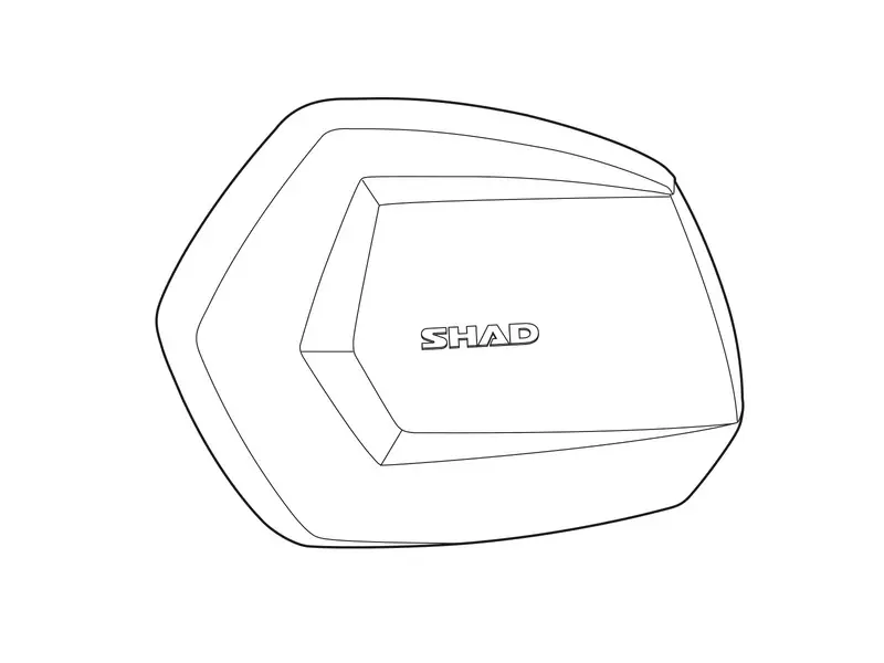 SHAD SH35 Abdeckung links Aluminium Prix Choc
