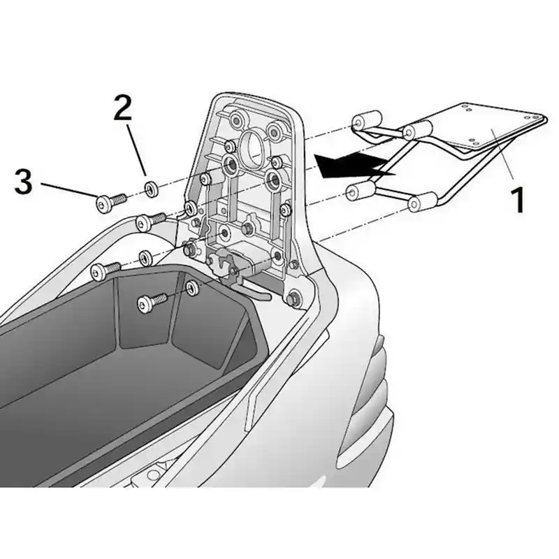 SHAD Top Master Montagesatz – Suzuki Commander Maintenant