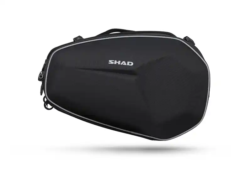 SHAD E48 erweiterbare Satteltaschen Schwarz – 46/58L Bon Marché