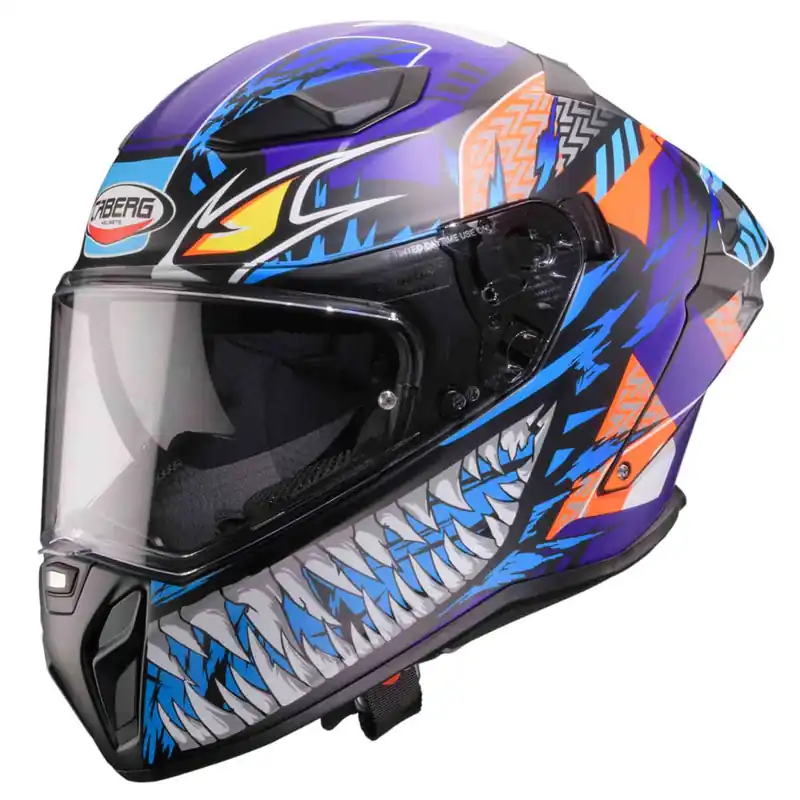 Caberg casque Drift Evo II Nobo noir mat/bleu-lilas-fluo-orange XS Prix Cassé